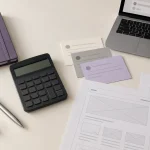 Web sitesi bütçesini planlamak için taslaklar, hesap makinesi ve kapsam kartları