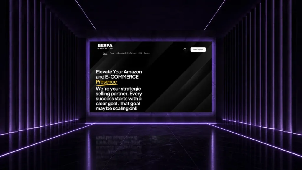 Berpa Distribution web sitesi tasarımı